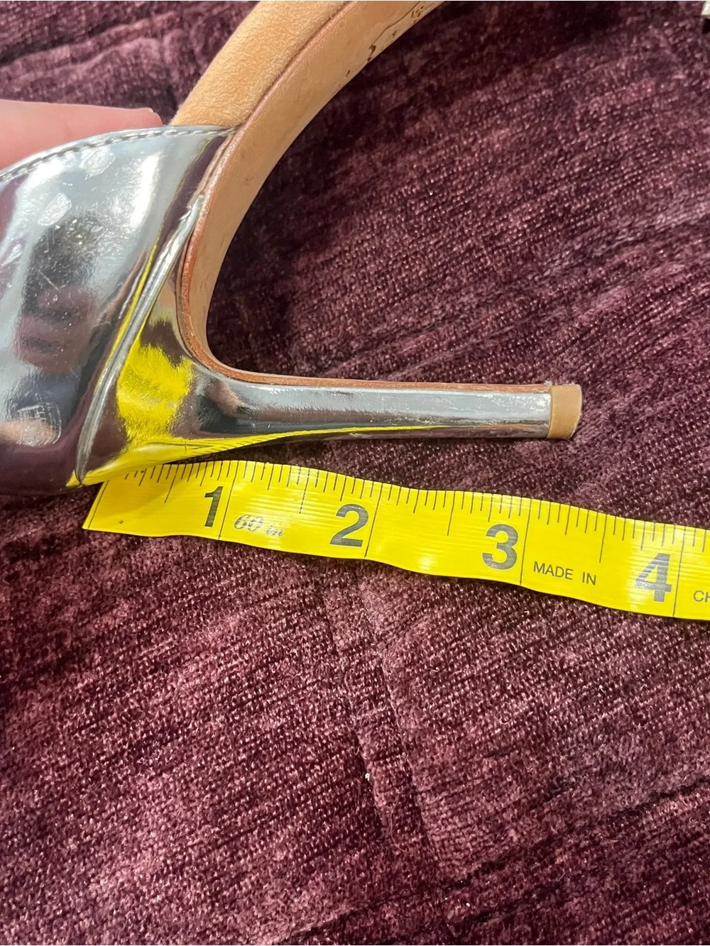 Tory Burch Ellie Nude Suede and Silver Ankle-Strap Sandal